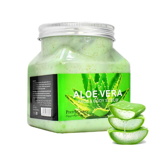 Paquete de 8 Cremas Exfoliantes con Extracto de Aloe Vera (350ml)
